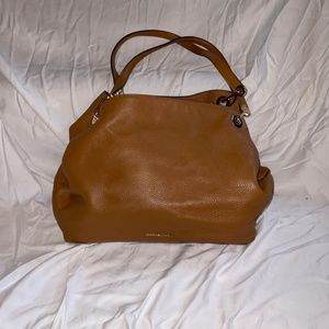 Large Michael Kors Tan Leather Shoulder Bag